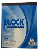BLOCK CARIBE 50H RAYADO CUADROS CARTA