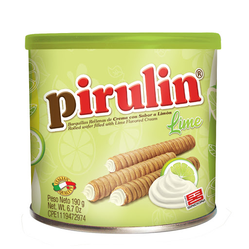 BARQUILLA PIRULIN 190GR LIMON LATA