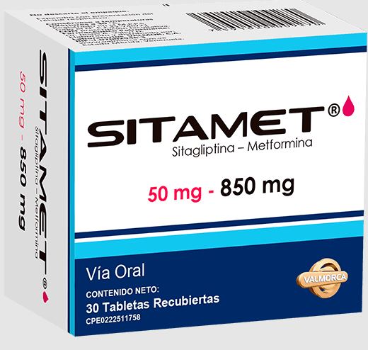 SITAMET 50MG/850MG X 30TAB VALMORCA