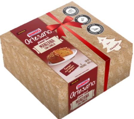 PONQUE ARTESANAL BIMBO 400GR MANZANA Y CANELA