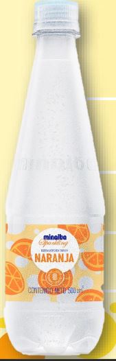 AGUA GASIF MINALBA 500ML SPARK NARANJA