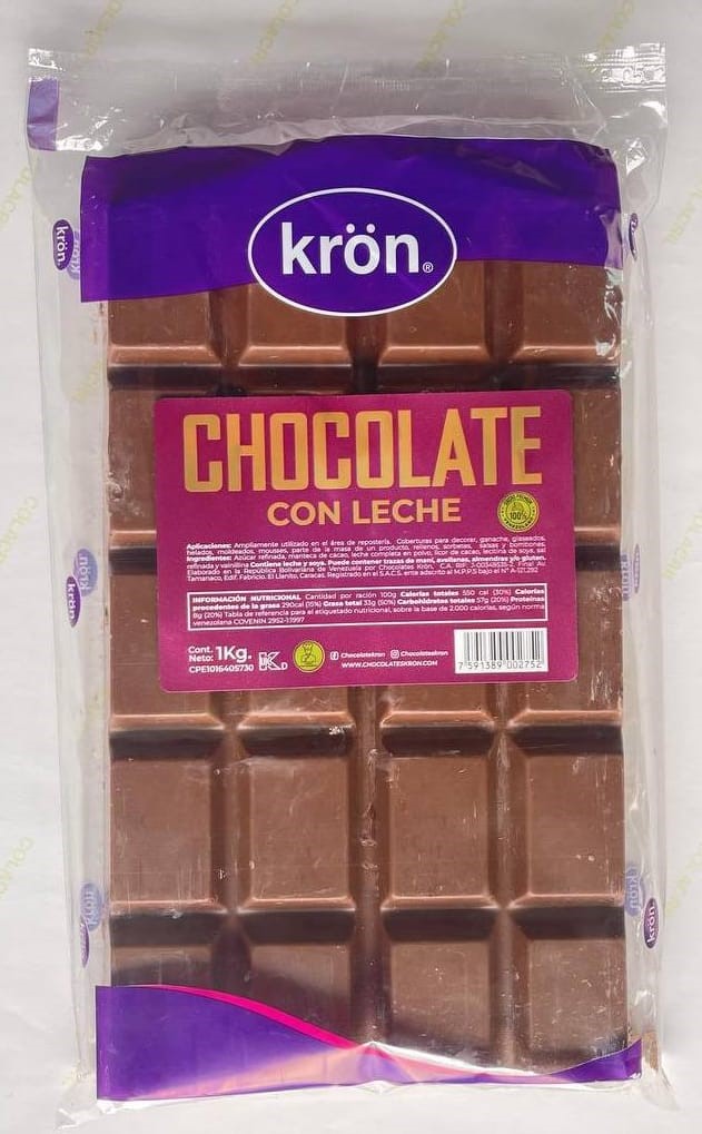 CHOCOLATE KRON 1KG LECHE