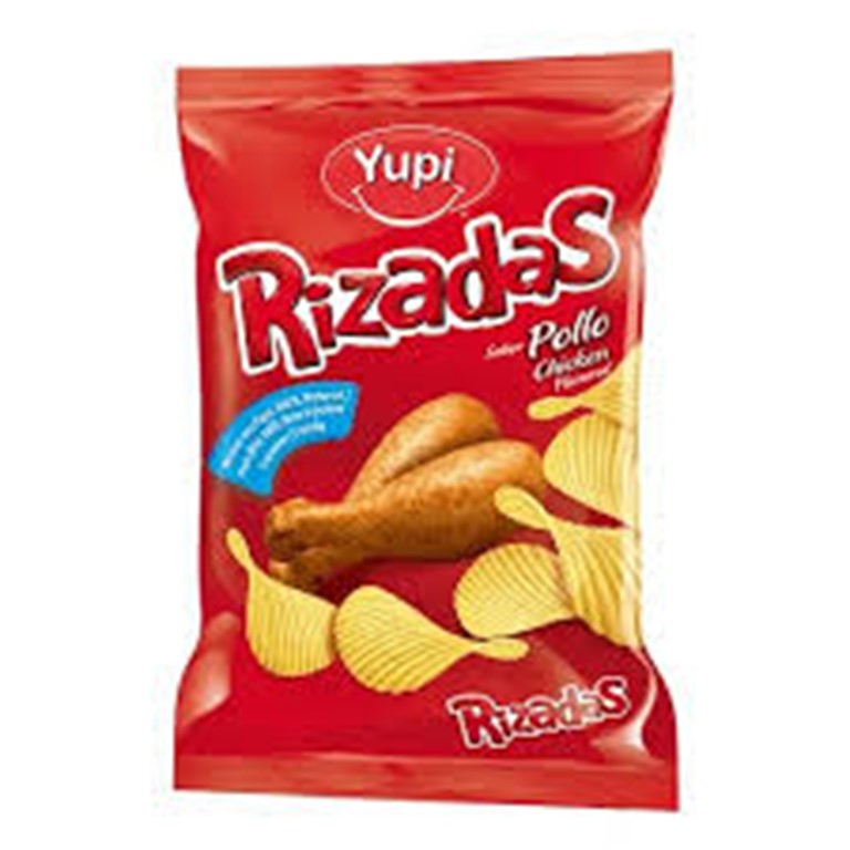 PAPAS RIZADAS YUPI 130GR POLLO