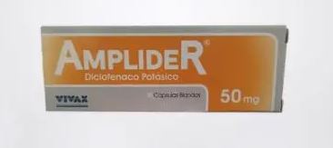 AMPLIDER 50MG X 10CAPS DICLOFENAC POT VIVAX