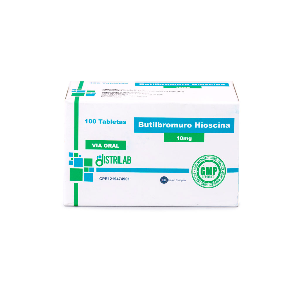 ​BUTILBROMURO D HIOSCINA 10MG X 10TAB BLIS DISTRILAB