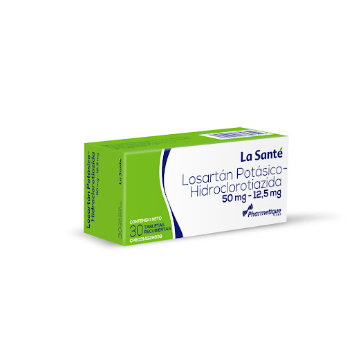 LOSARTAN HCT 50MG/12,5MG X 30TABL LA SANTE