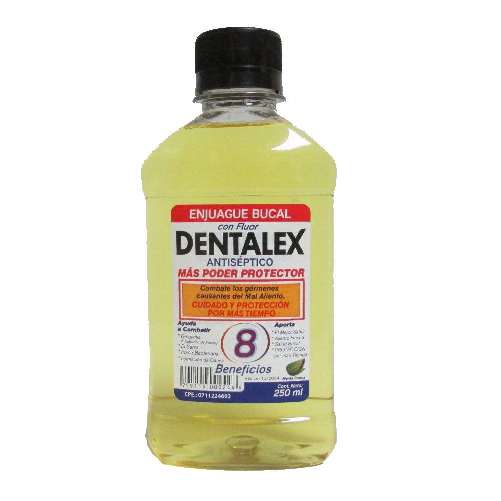 ENJUAGUE BUCAL DENTALEX	250ML AMARILLO