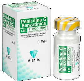 PENICILINA G BENZA 1200000UI X 1AMP VITALIS