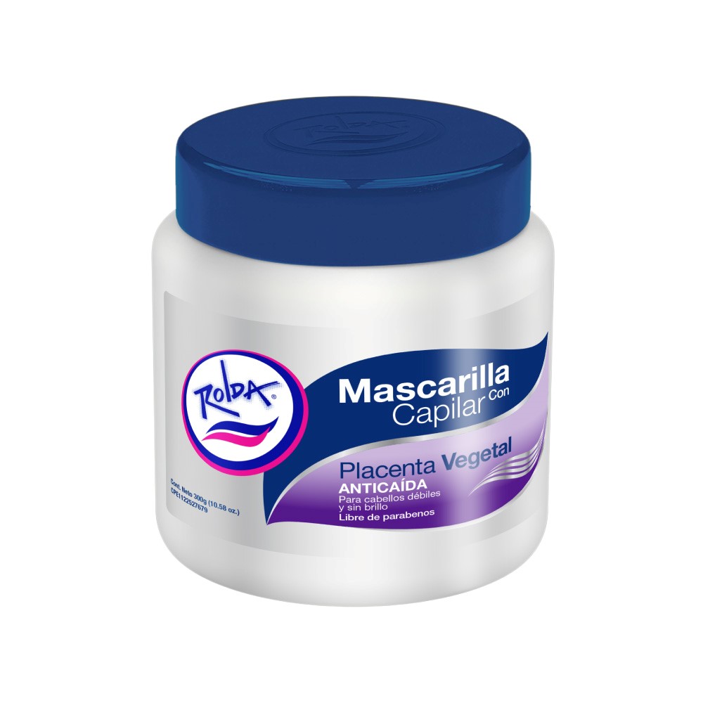 MASCARILLA CAPILAR ROLDA 300GR PLACENTA VEGETAL