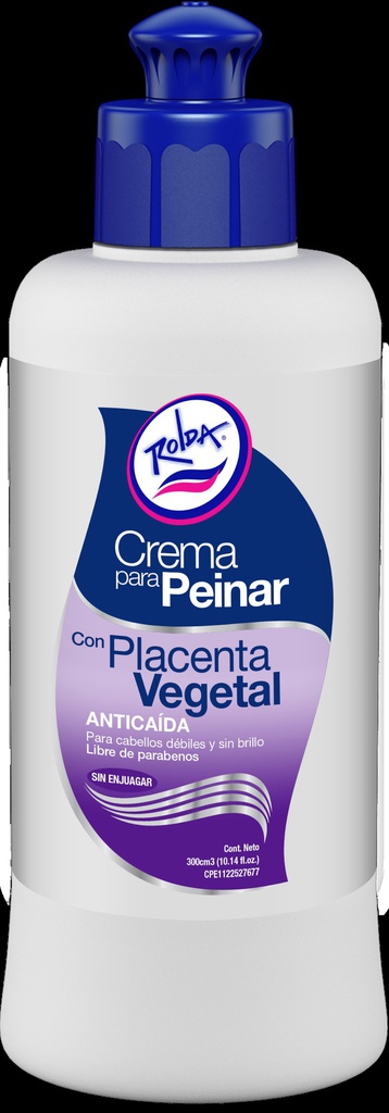 CREMA DE PEINAR ROLDA 300GR PLACENTA VEGETAL