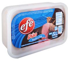 HELADO EFE 2LT DUO CHOCOLATE/FRESA