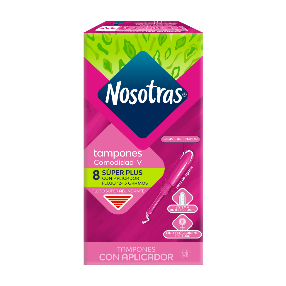 TAMPONES NOSOTRAS SUPER ABUNDANTE C/APLICADOR