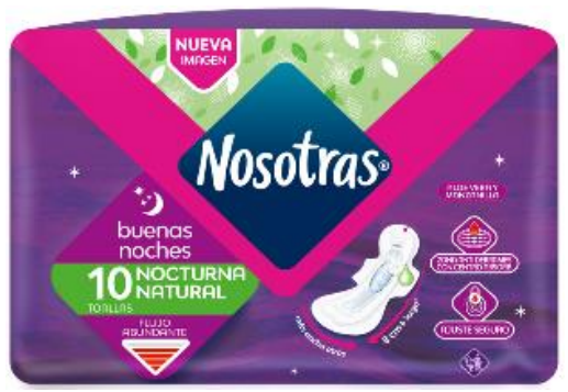 TOALLA SANIT NOSOTRAS 10UND NOCTURNAS