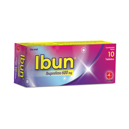 IBUN 600MG X 10TABL IBUPROFENO COFASA