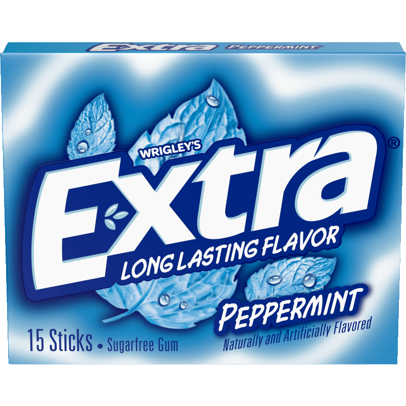 CHICLE EXTRA WRIGLEY 15LAMINAS MENTA SIN AZUCAR***