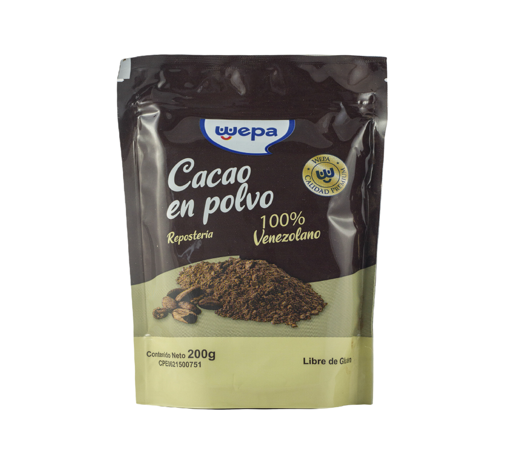 CACAO EN POLVO WEPA 200GR S/ GLUTEN