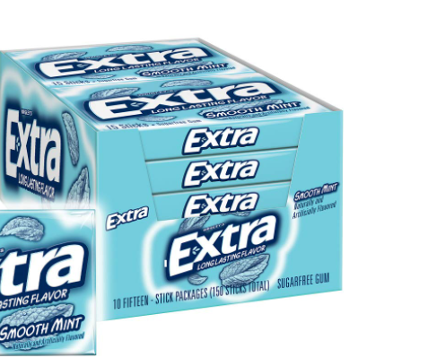 CHICLE EXTRA WRIGLEY 10X12UND MENTA SIN AZUCAR