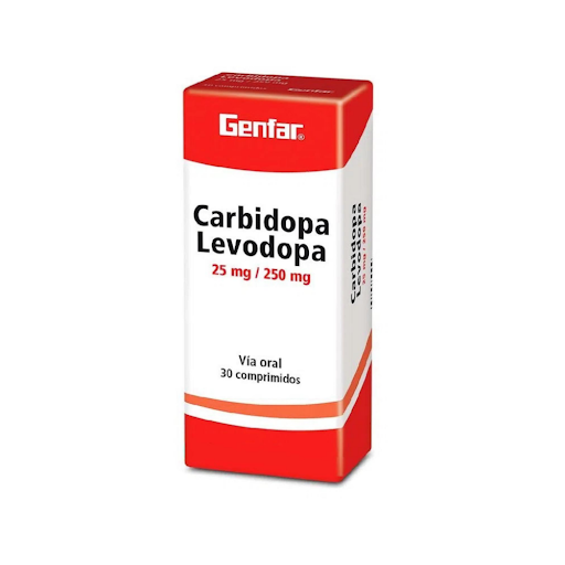 CARBIDOPA LEVODOPA 25MG/250MG X 30TAB GENFAR
