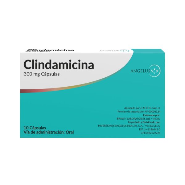 CLINDAMICINA 300MG X 10CAPS ANGELUS