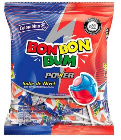 CHUPETA BON BON BUM 24UND POWER