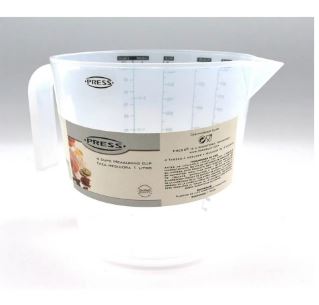 TAZA MEDIDORA PRESS 1 LITRO
