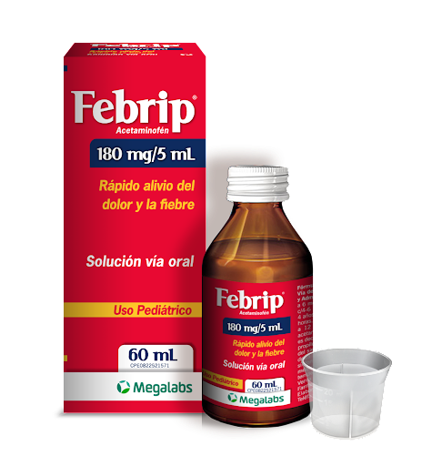 FEBRIP 180MG/5ML X 60ML ACETAMINOFEN MEGALABS