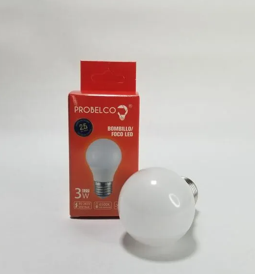 BOMBILLO LED PROBELCO 3W 6500K E-27