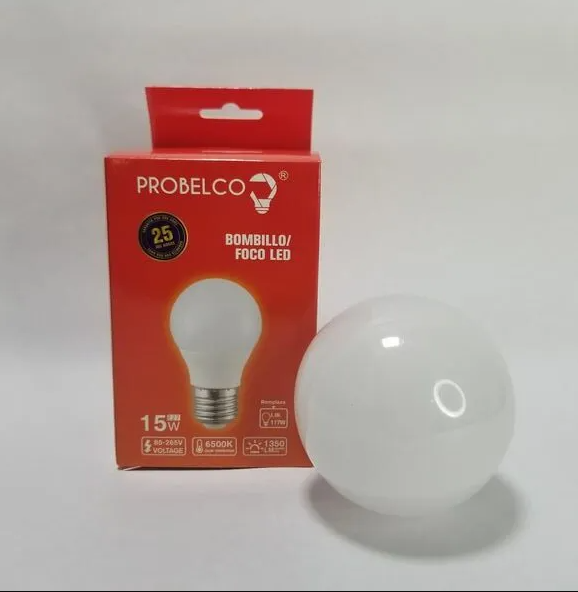BOMBILLO LED PROBELCO RECARGABLE 15W 6500K