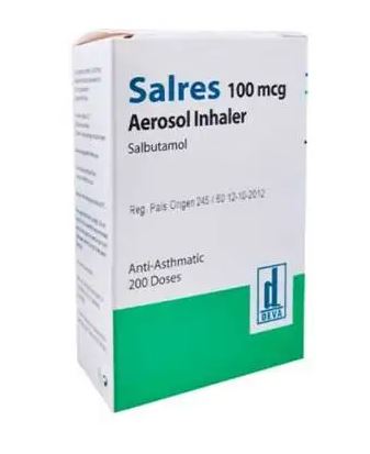 SALRES 100MCG X 200DOSIS SALBUTAMOL AEROSOL DEVA