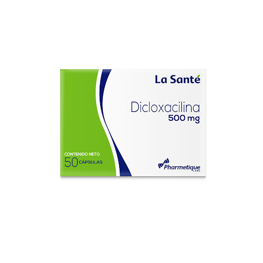 DICLOXACILINA 500MG X 10CAPS BLISTER LA SANTE***