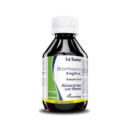 BROMHEXINA 4MG/5ML X 120ML JBE PED LA SANTE