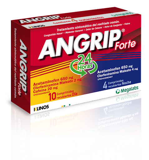 ANGRIP FORTE X 10COMP DIA 4COMP NOCHE KLINOS