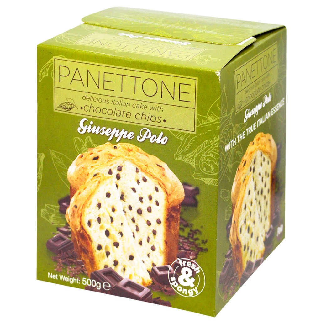 PANETTON GIUSEPPE POLO 500GR CHOCO CHIPS