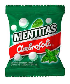 CARAMELOS AMBROSOLI 25GR MENTA