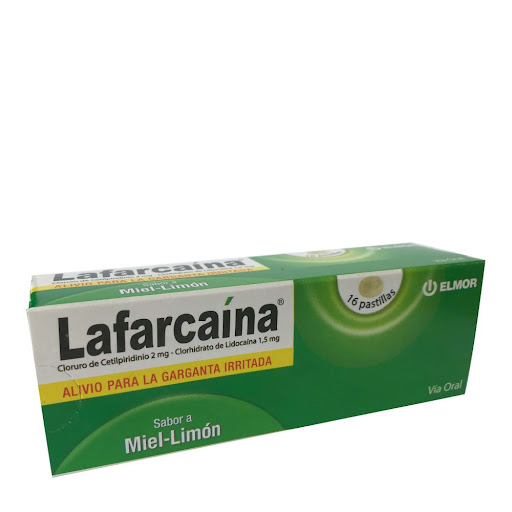 LAFARCAINA 2MG/1.5MG X 16TAB LIMON ELMOR