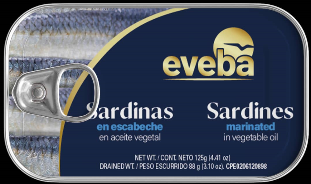 SARDINA EVEBA 125GR EN ESCABECHE