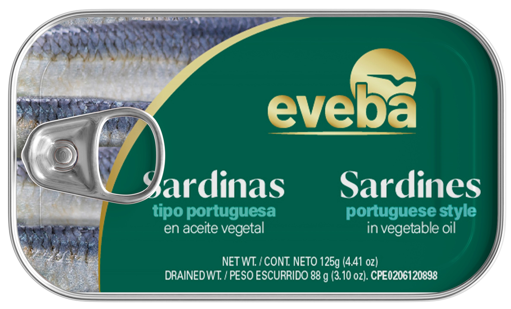 SARDINA EVEBA 125GR PORTUGUESA EN ACEITE