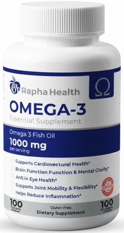 OMEGA 369 X 60CAPS RAPHA HEALTH
