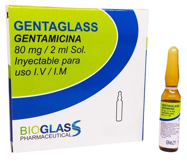 GENTAGLASS 80MG/2ML X 1AMP IM IV GENTAMICINA BIOGLASS