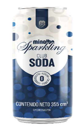 SODA MINALBA 355ML SPARKLING LATA