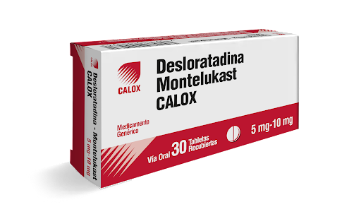 DESLORATADINA MONTELUKAST 5MG-10MG X 30TABL CALOX