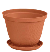 MATERO 25 CM RIMAX C/TAPA MARRON