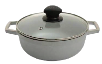 CALDERO IMUSA 22CM TAPA VIDRIO