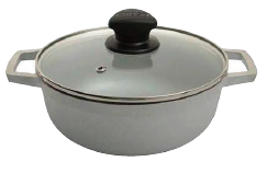 CALDERO IMUSA 26CM TAPA VIDRIO