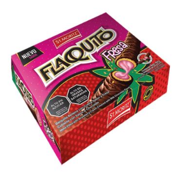 GALLETA FLAQUITO 150GR FRESA Y CHOCOLATE