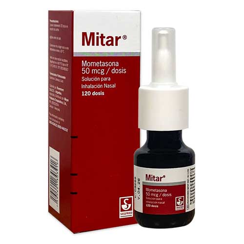 MITAR 50MCG/120DOSIS MOMETASONA SOL INH MEYER