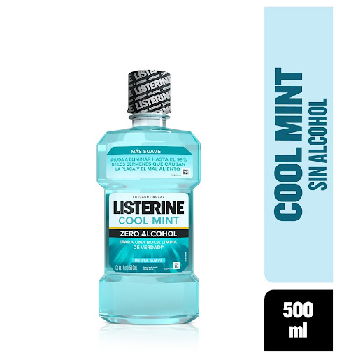 ENJUAGUE BUCAL LISTERINE 500ML COOL MINT ZERO