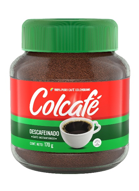 CAFE INST COLCAFE 170GR DESCAF GRANULADO