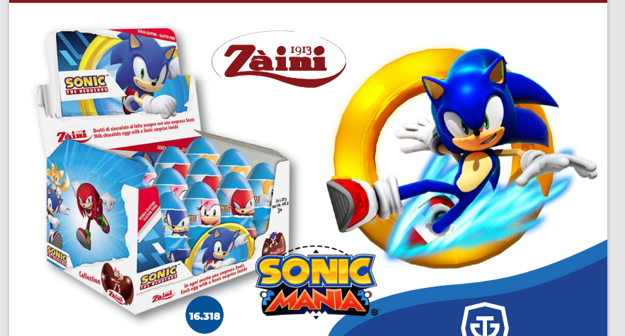 HUEVITO DE CHOCOLATE 20GR SONIC SORPRESA