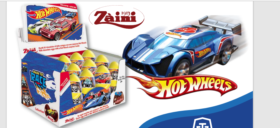 HUEVITO DE CHOCOLATE 20GR  HOT WHEELSSORPRESA